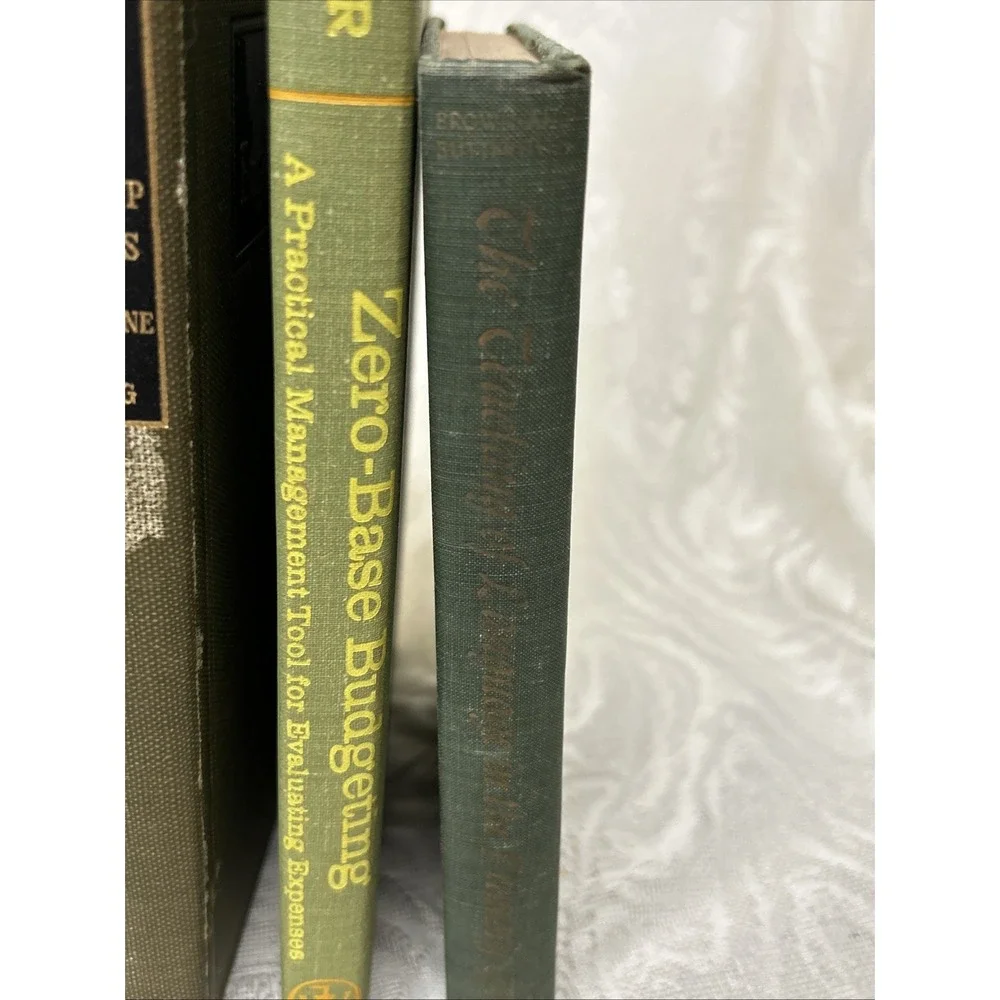 ANTIQUE BOOK Lot Of 3 Worn Display Staging Decor Shelf‎ Decorations, Educational